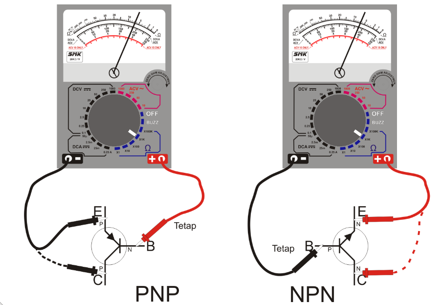 Cara Menentukan Jenis Transistor NPN Dan PNP Rekomend Id