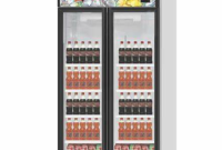 RSA Showcase Display Cooler 2 doors OPAL - 600L