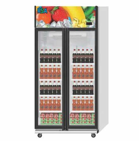 RSA Showcase Display Cooler 2 Doors Jade 860 Liter